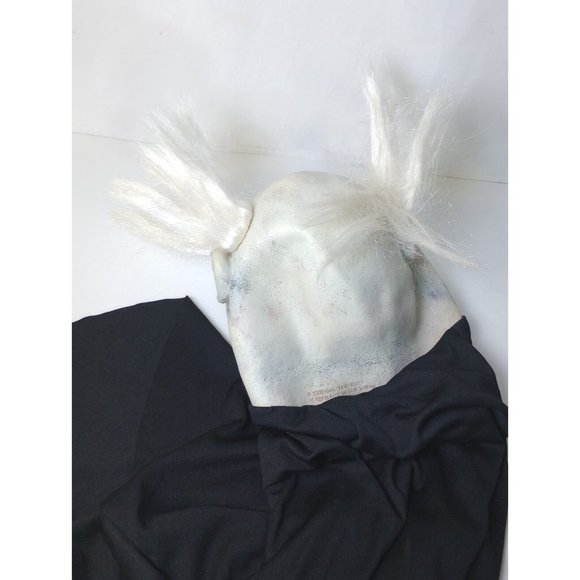 Vintage Mario Chiodo 2003 Rubber Mask Big Crazy Eyes & Wild White Hair - Old Man - Picture 3 of 6